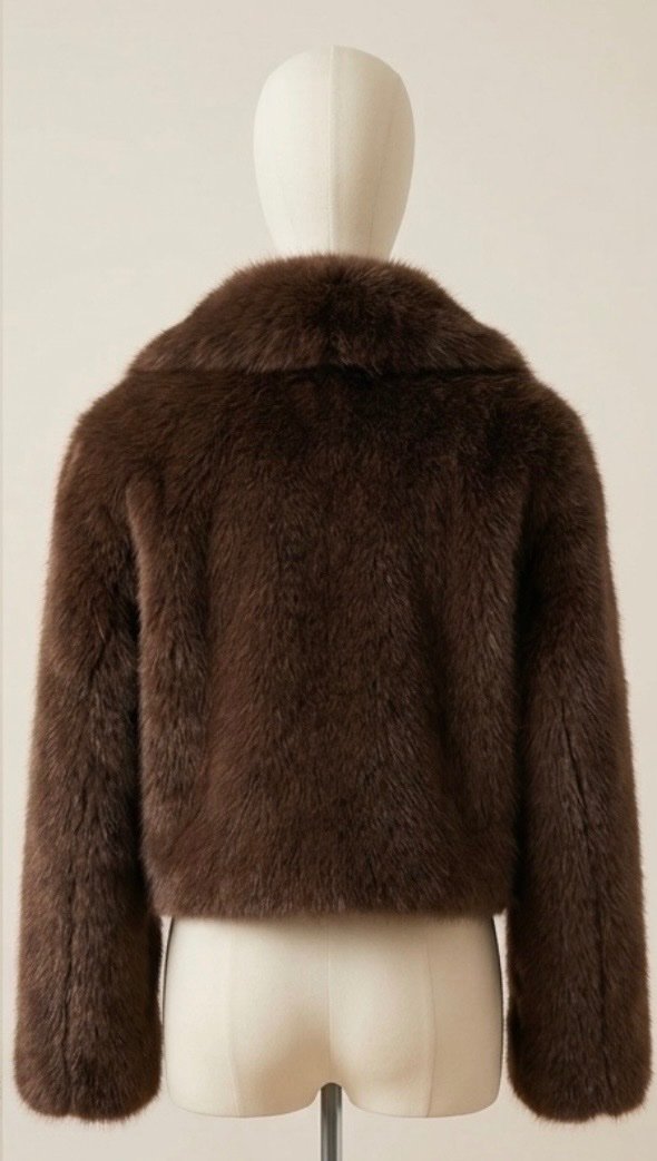 COZY CHIC FUR COAT - 2