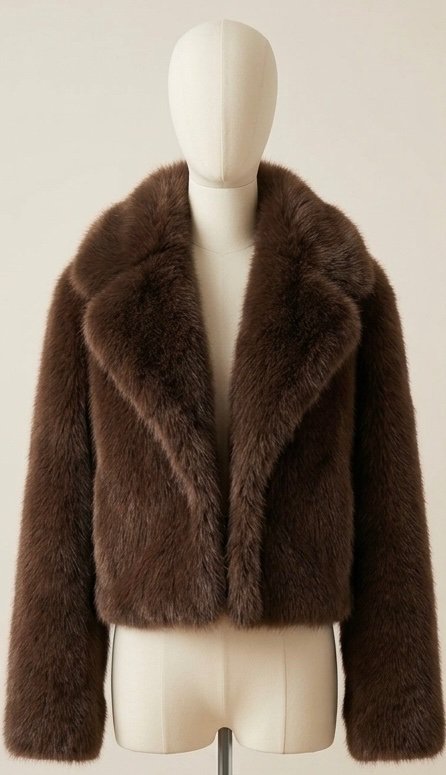 COZY CHIC FUR COAT