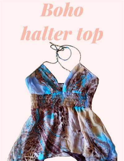 Boho halter top✨