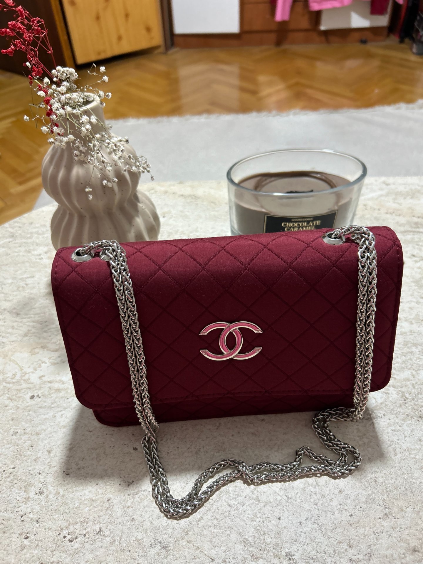 Chanel Стил - Бордо Ташна - 2