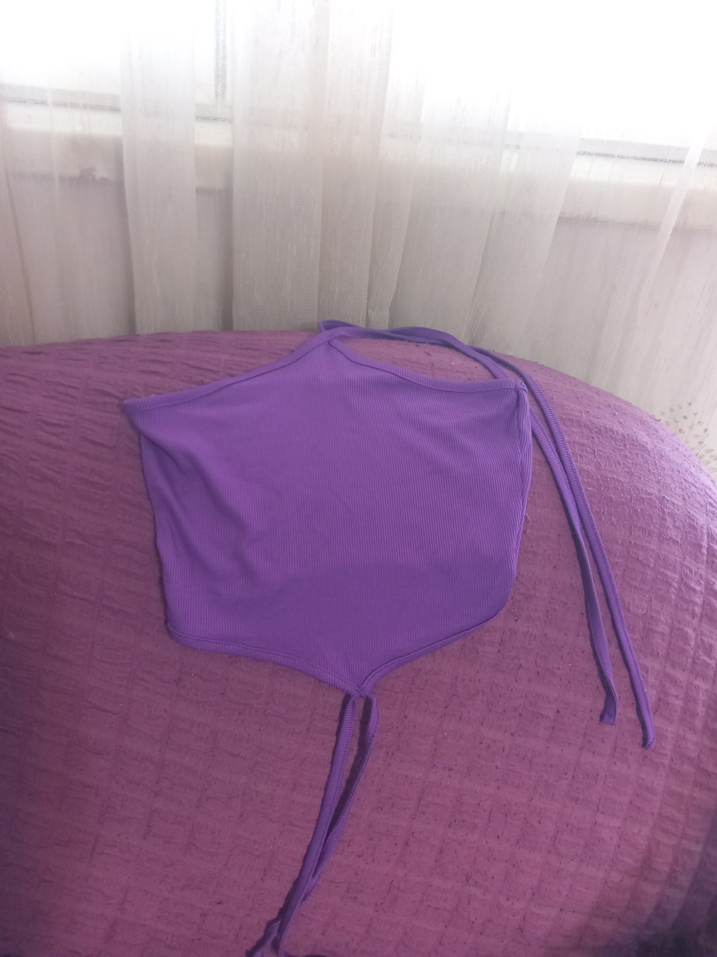 New Yorker violetov crop top