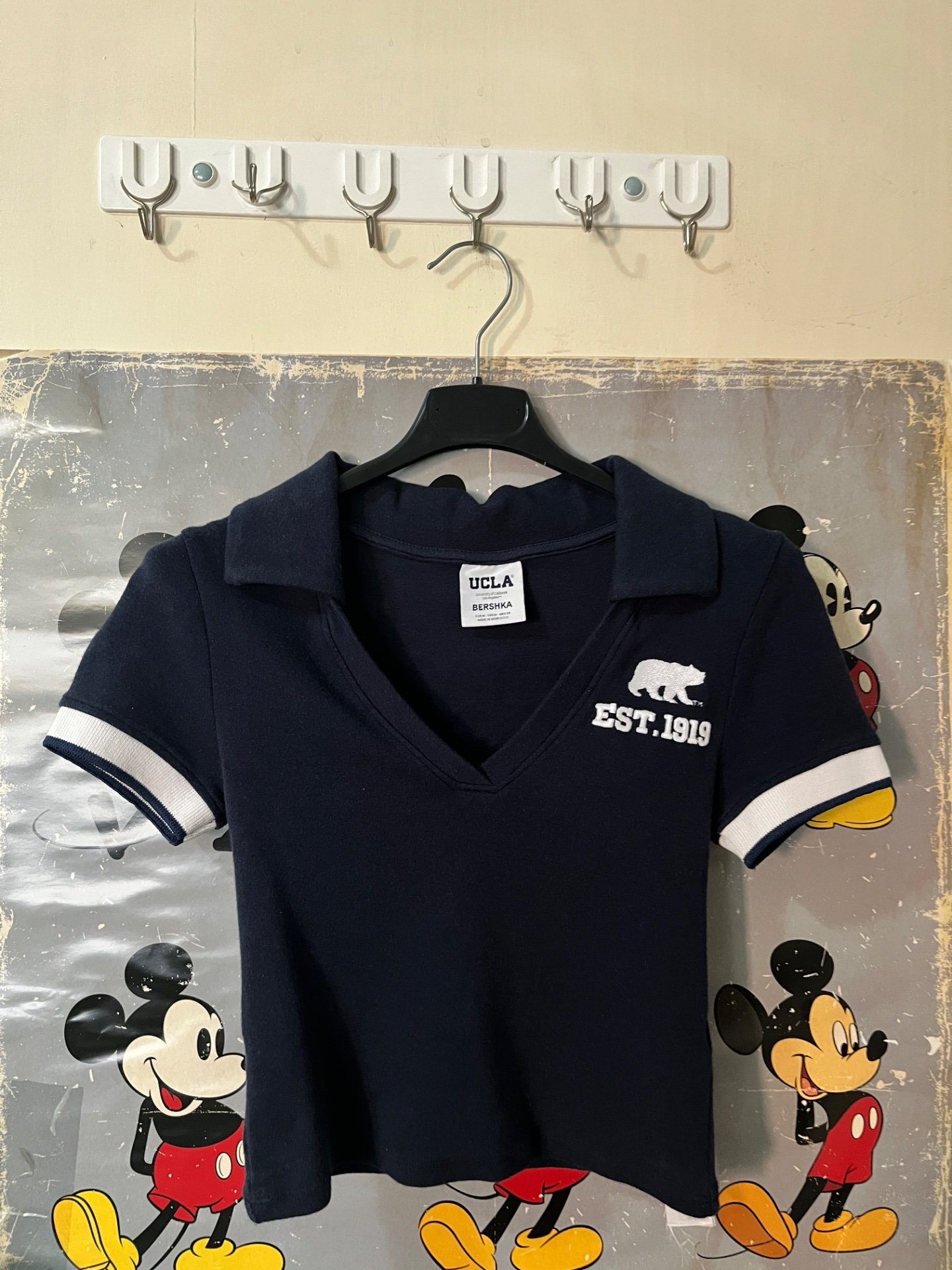 Bershka crop top маица