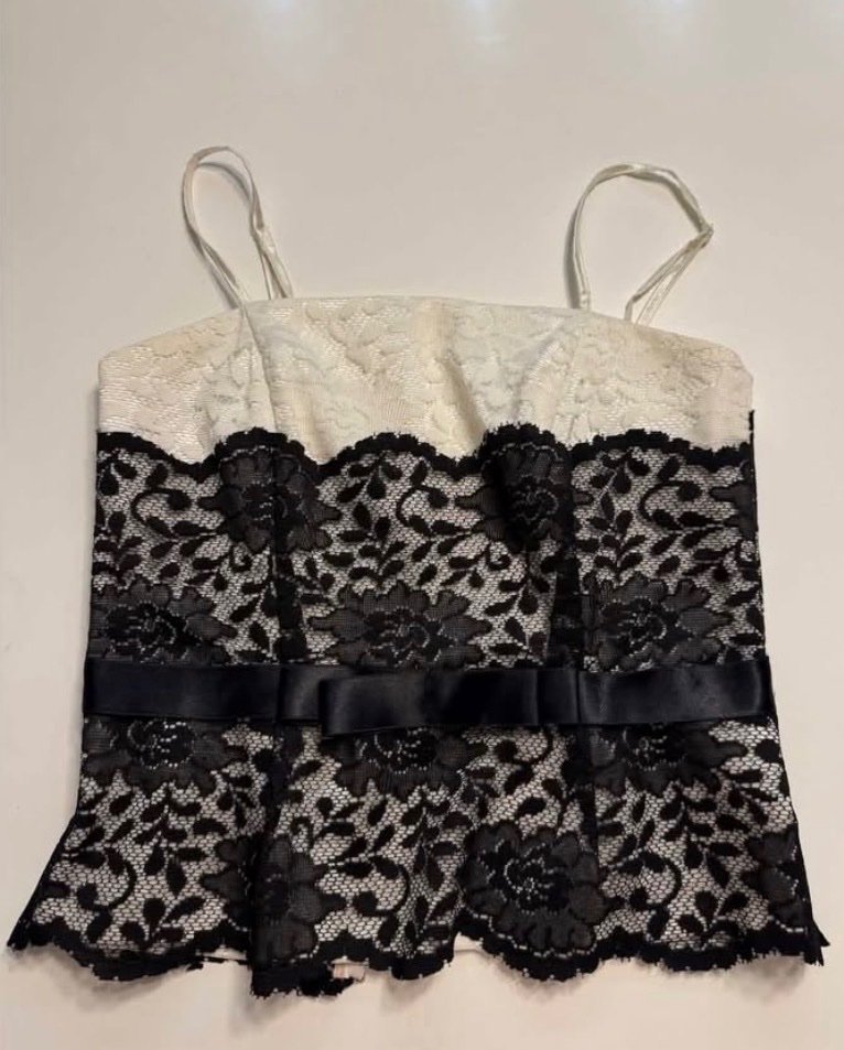 корсет/top black lace