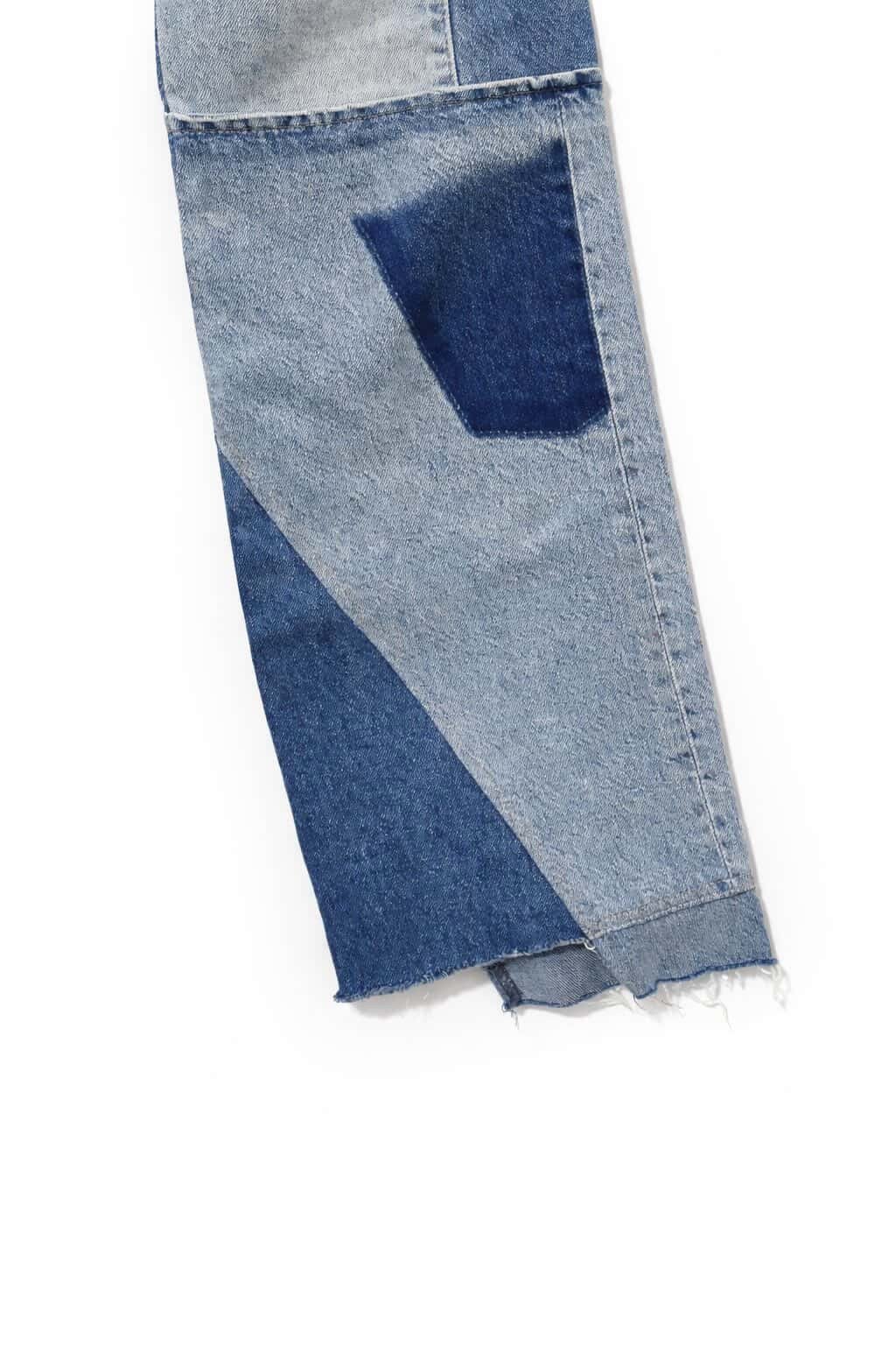 Zara Patchwork Denim - 4