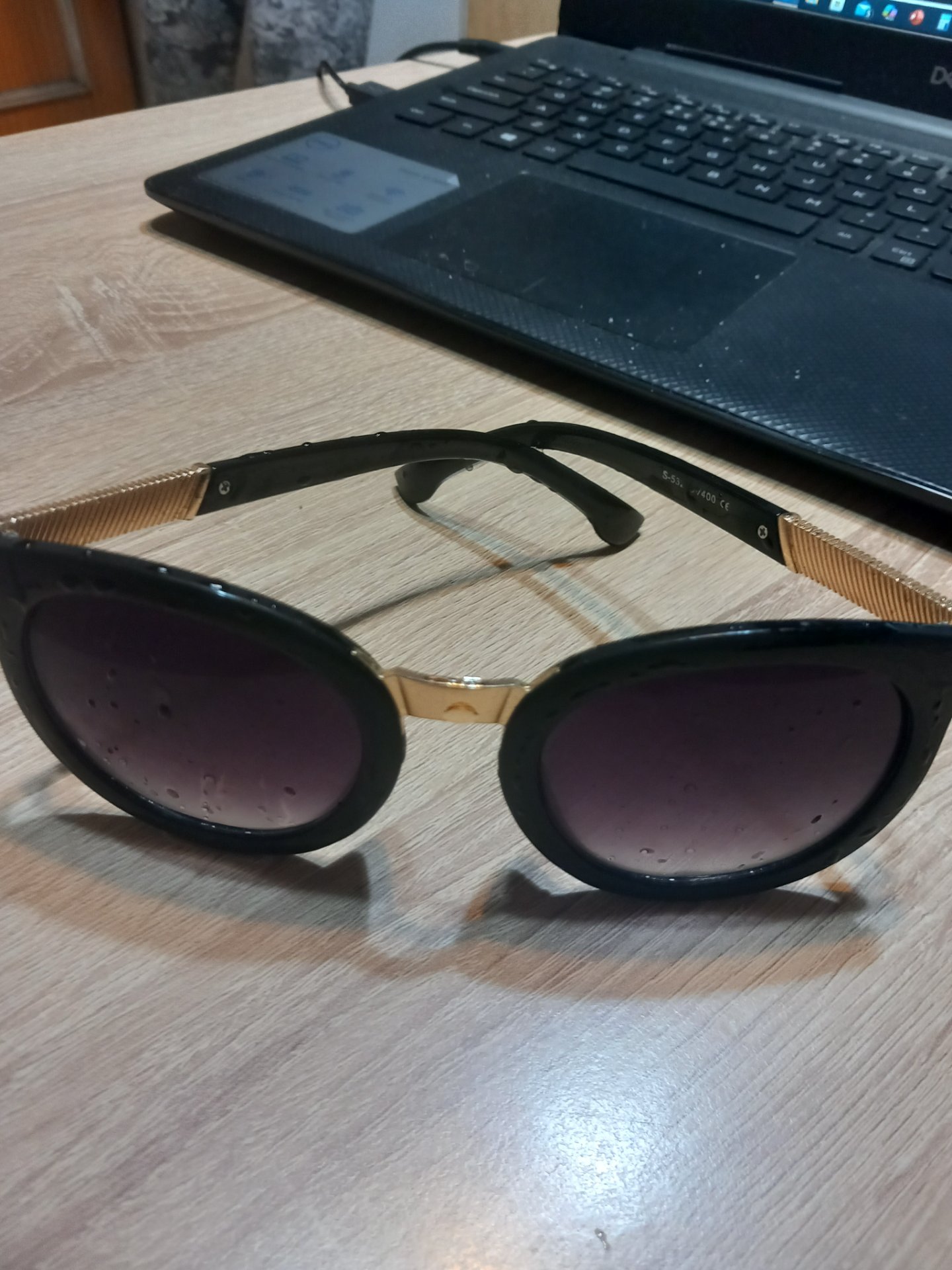 Zenski lenonki crni naocari za sonce