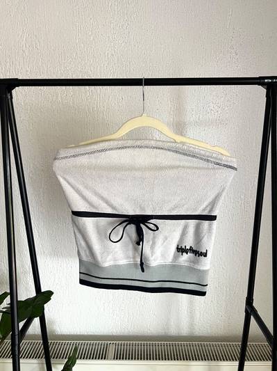 Y2K terry cloth tube top