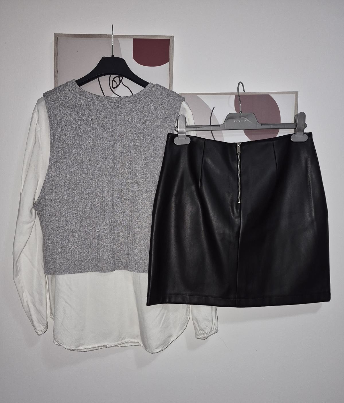 Koton set: koshula so elek+suknja eko koža - 2