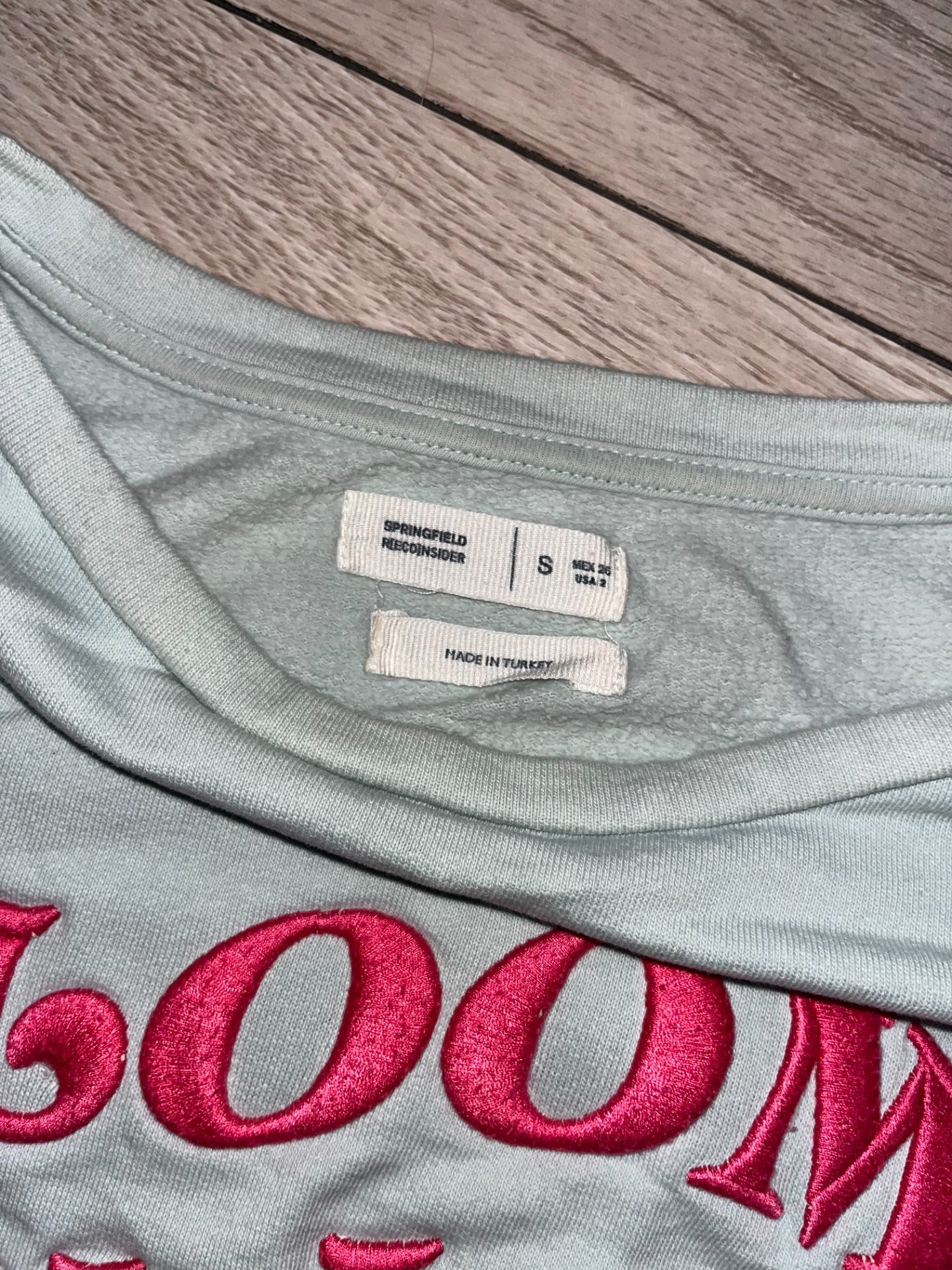 Springfield crop top hoodie - 2