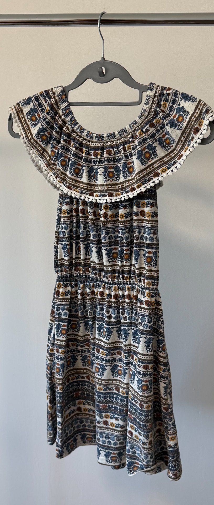 Kratok Boho fustan