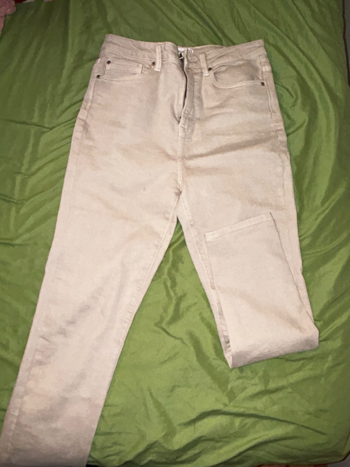 Krem farmerki od Stradivarius
