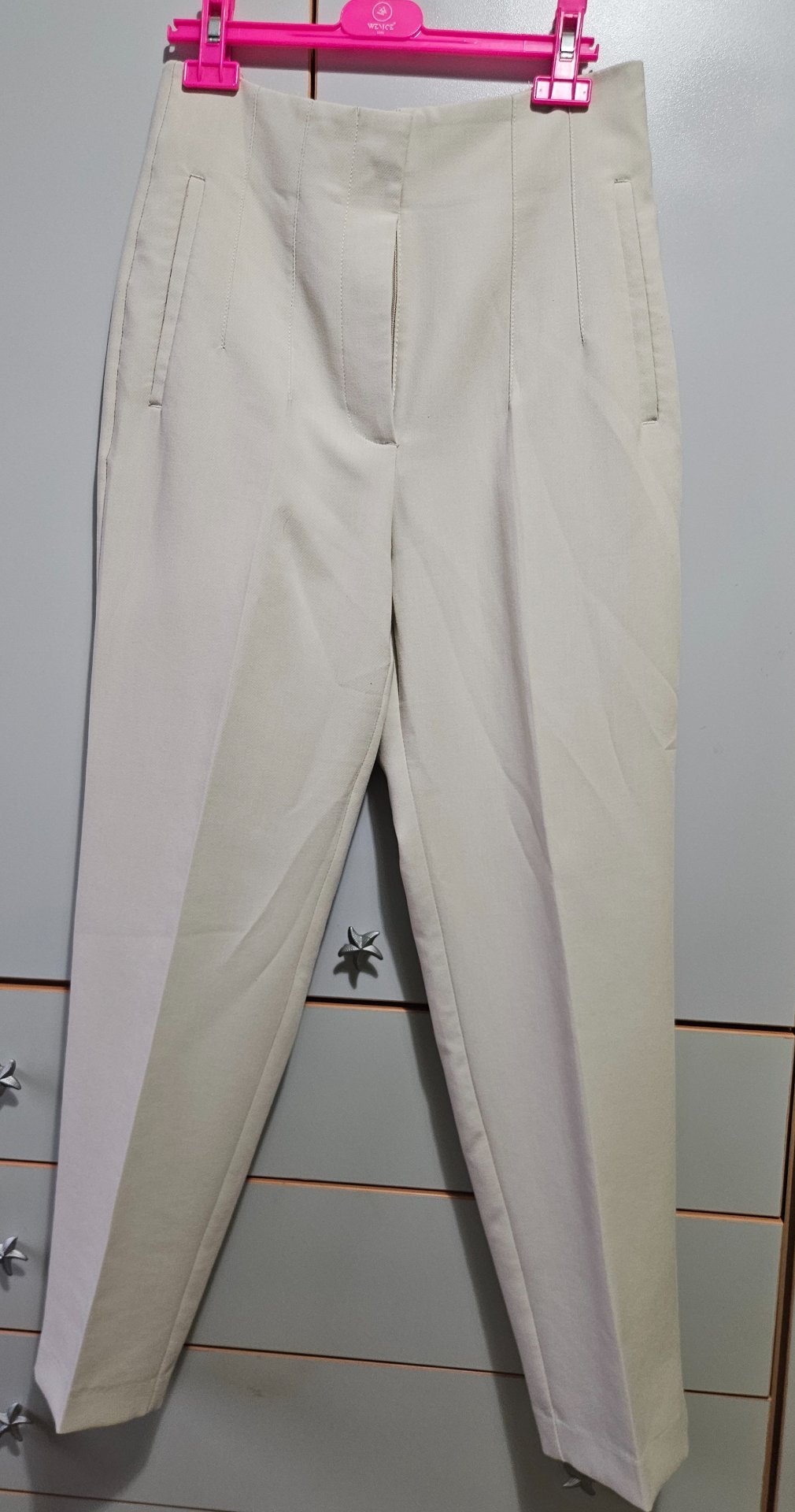 ZARA формални кремави панталони - 2