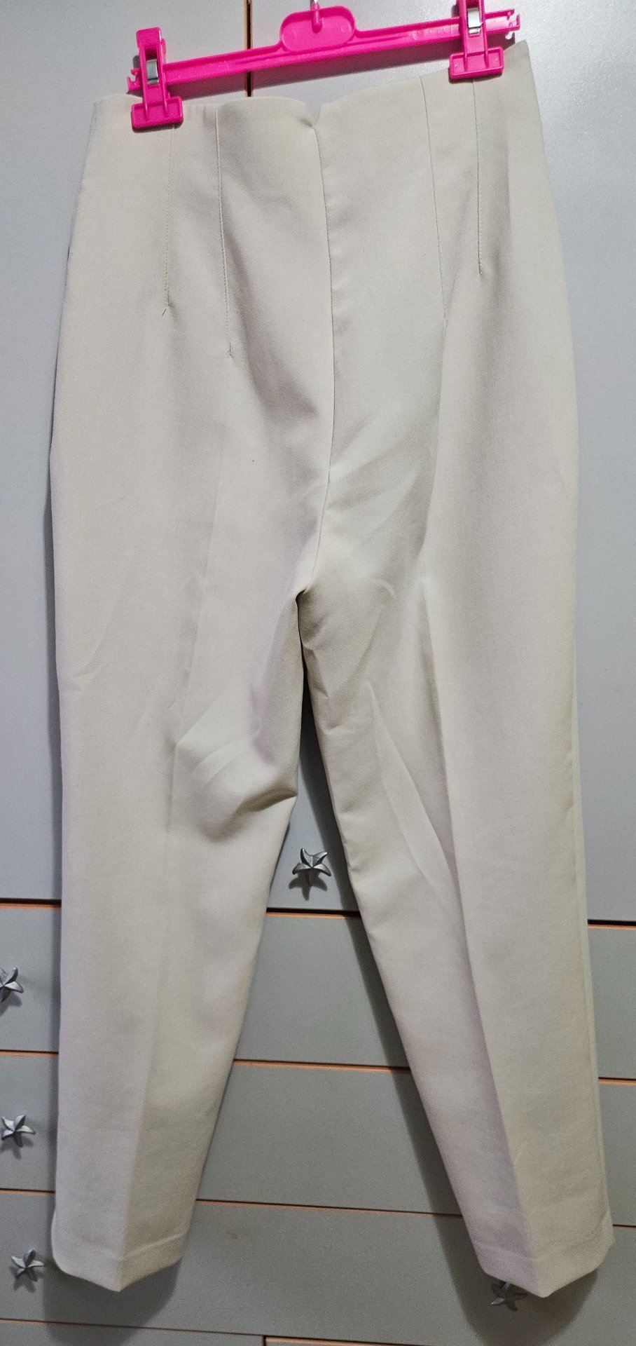 ZARA формални кремави панталони - 3