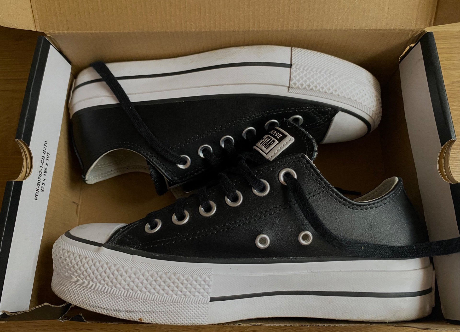 Converse All Star кожни патики - 3