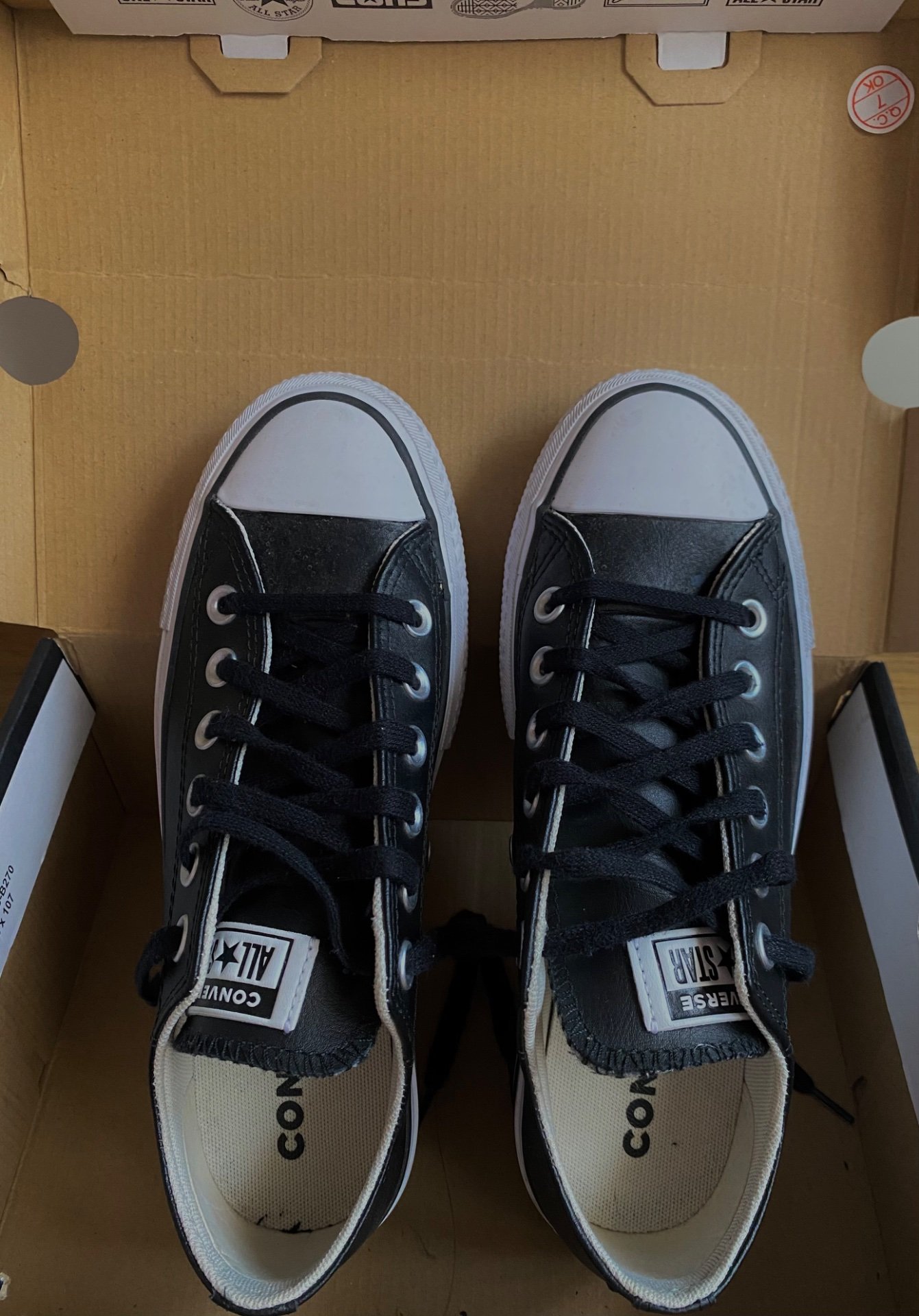 Converse All Star кожни патики