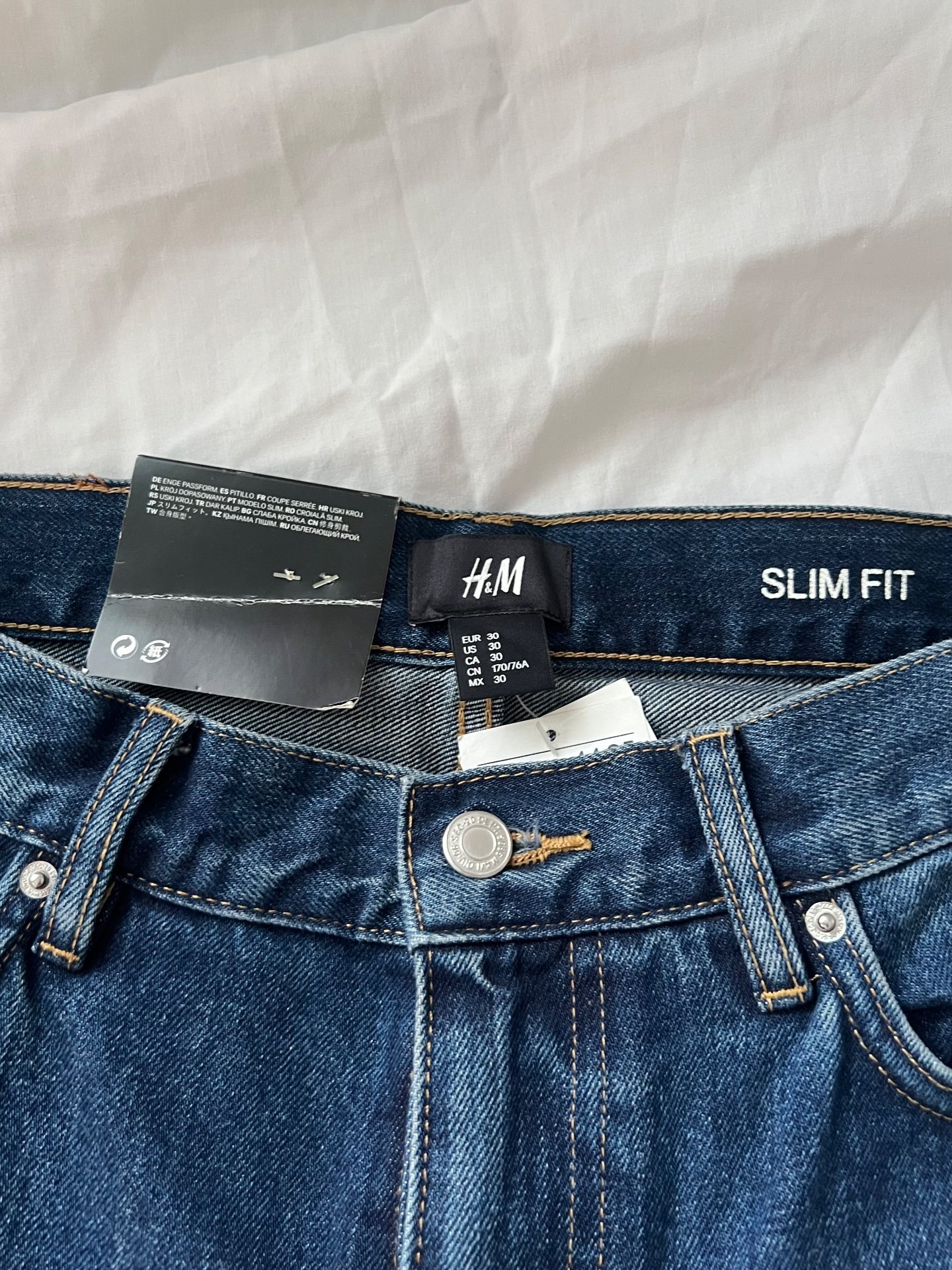 Slim Fit фармерки - 2
