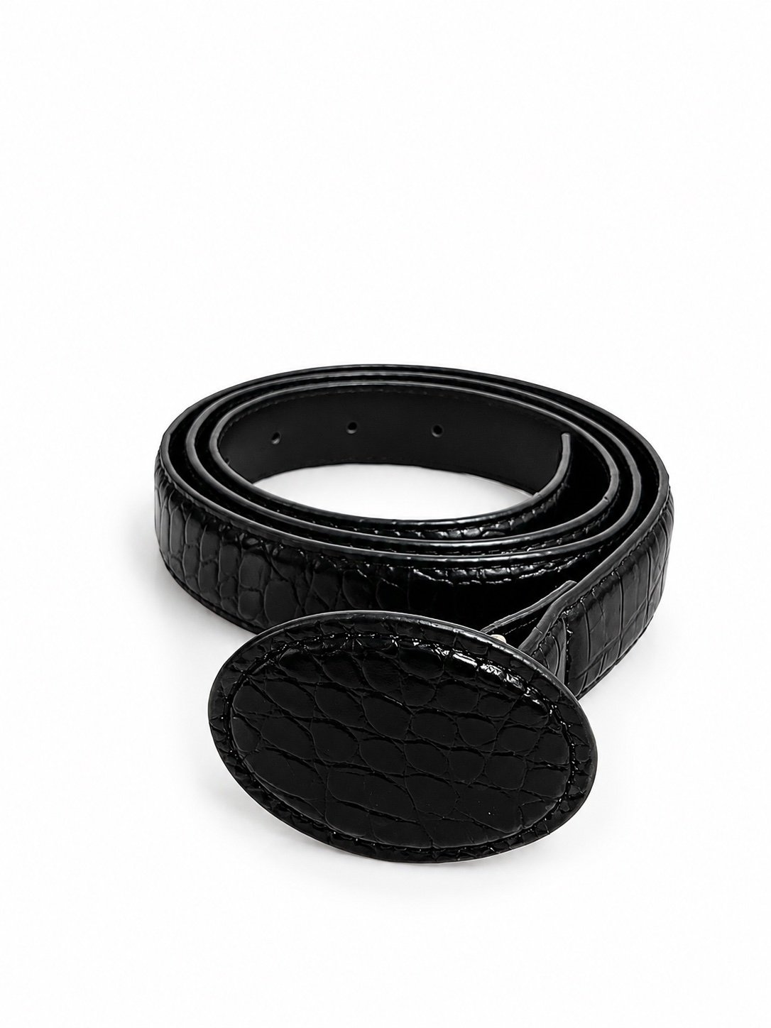 Black Buckle Belt - 3
