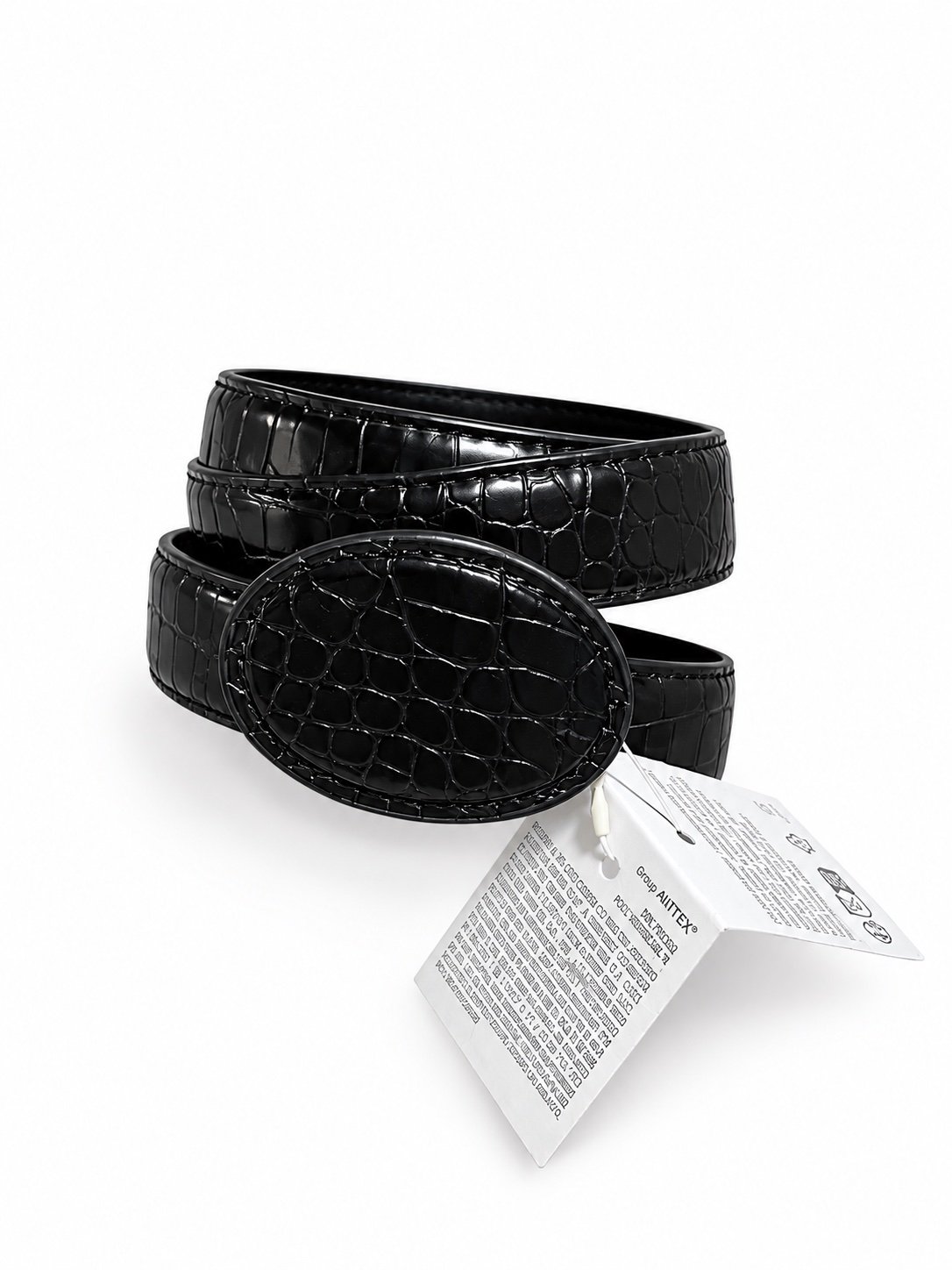 Black Buckle Belt