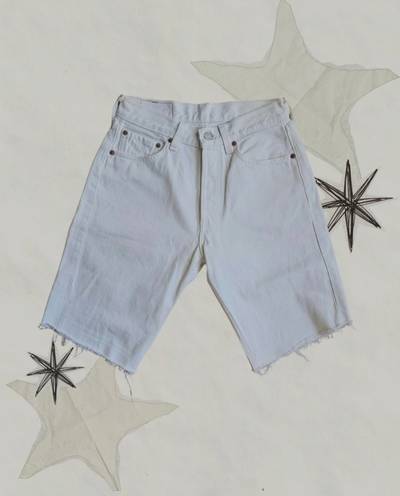 Женски Levi's Бели Тексас Шорцеви