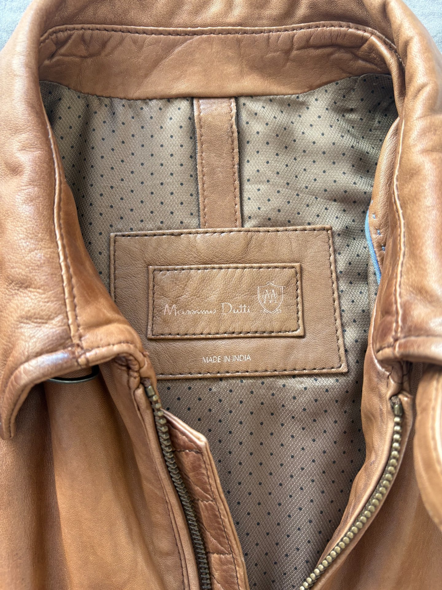 кожна јакна Massimo Dutti - 4