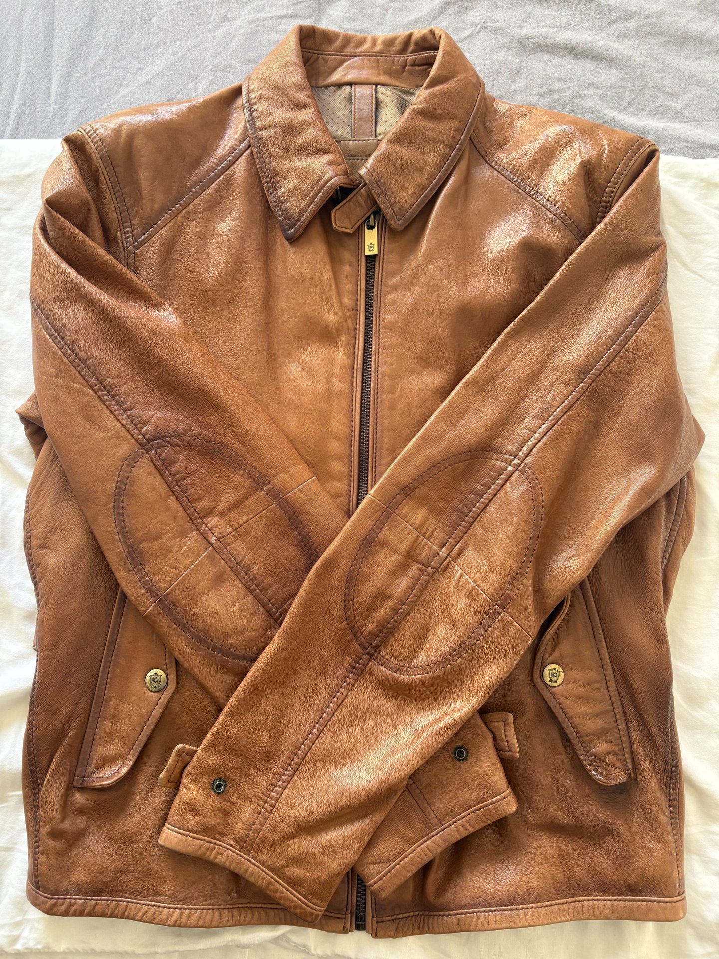 кожна јакна Massimo Dutti