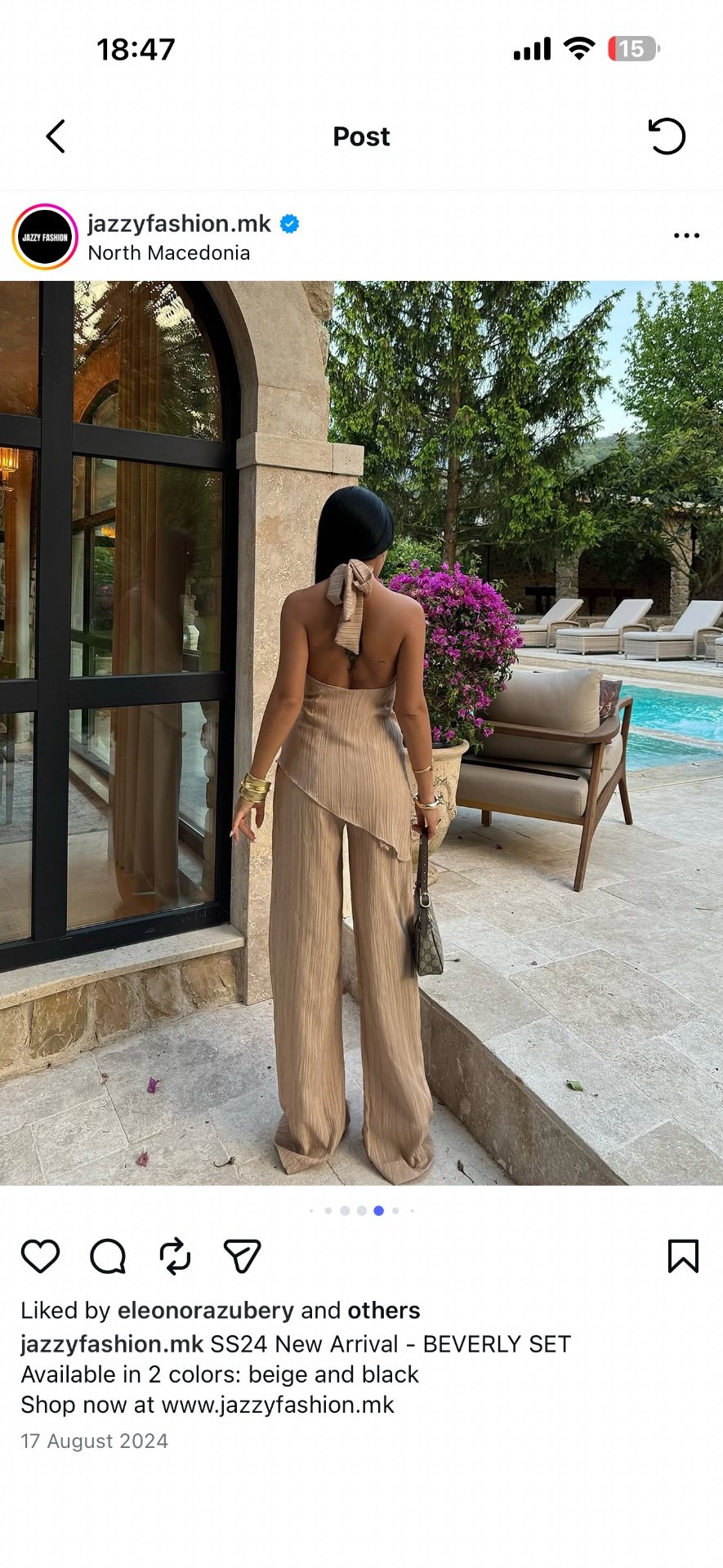 Halter top & pants - 4