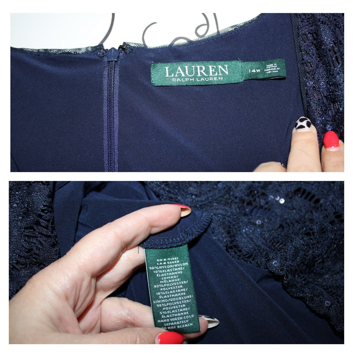Lauren , Ralph Lauren formalen fustan - 5