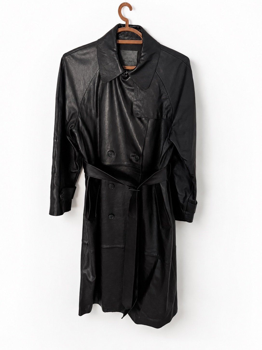 Massimo Dutti Leather Coat - 2
