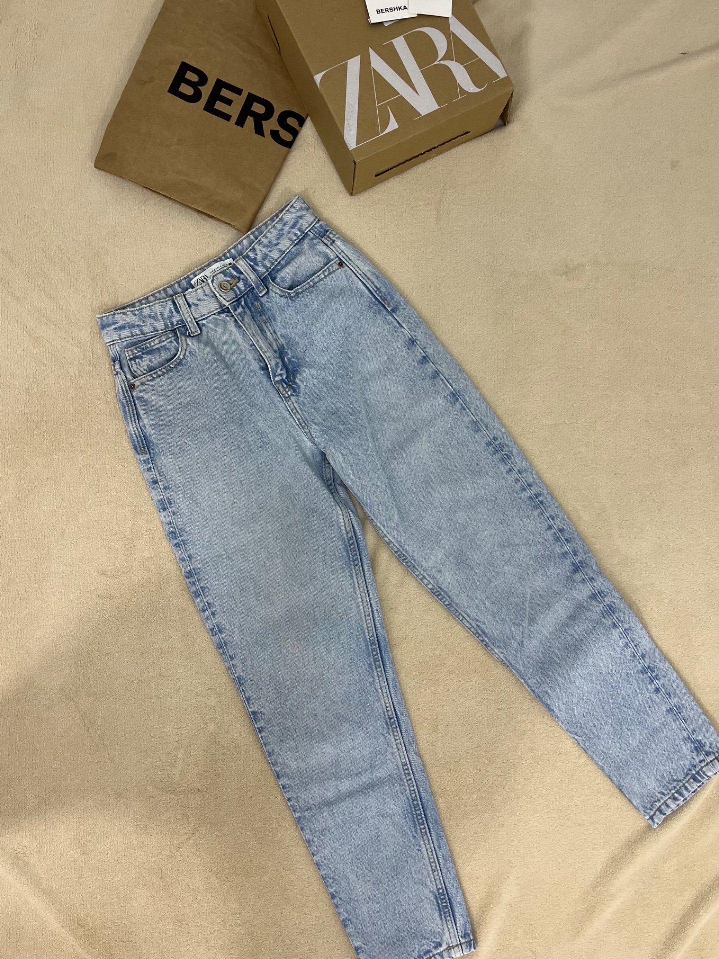 Zara mom jeans