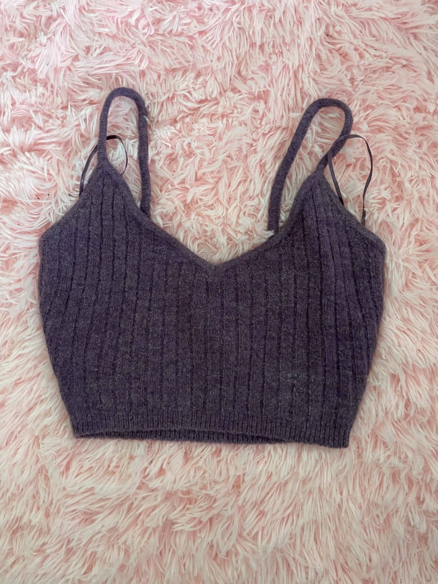 Виолетова маичка crop-top