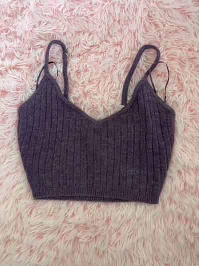 Виолетова маичка crop-top