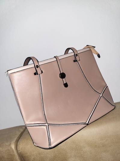 Чанта (розево-крем)