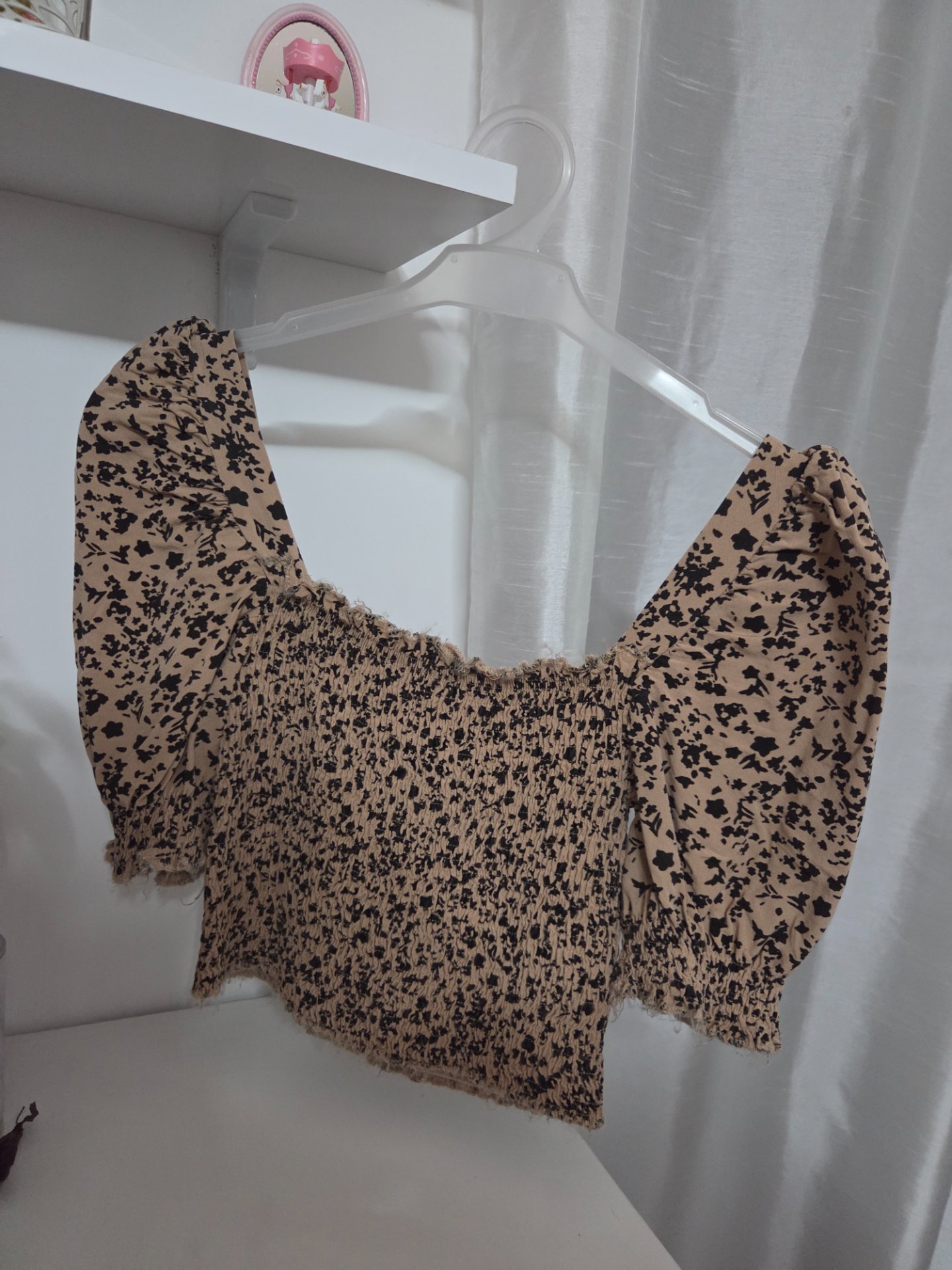 Шарена блузичка со кратки ракави - 2