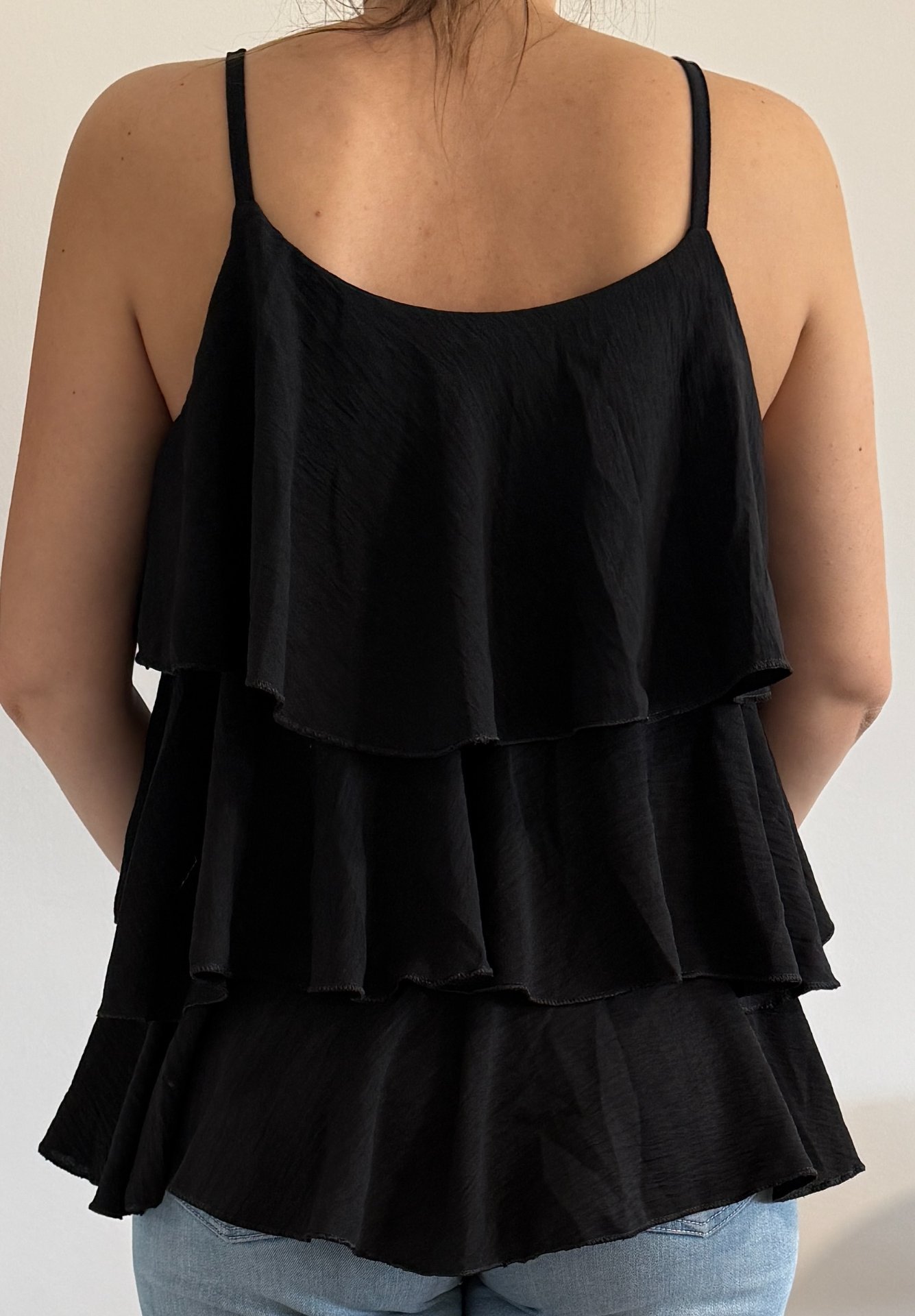 Bluza na preramki crna Polo Bonetta - 3