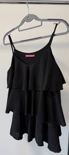 Bluza na preramki crna Polo Bonetta