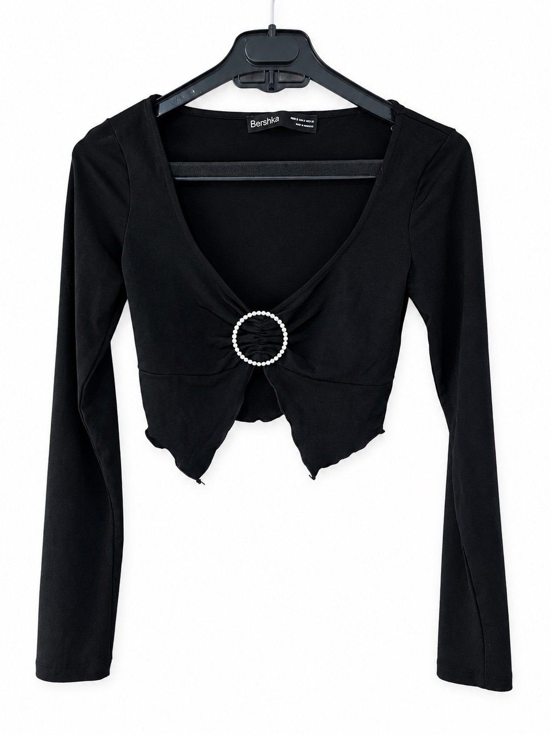 Bershka Silver Detail Top - 2
