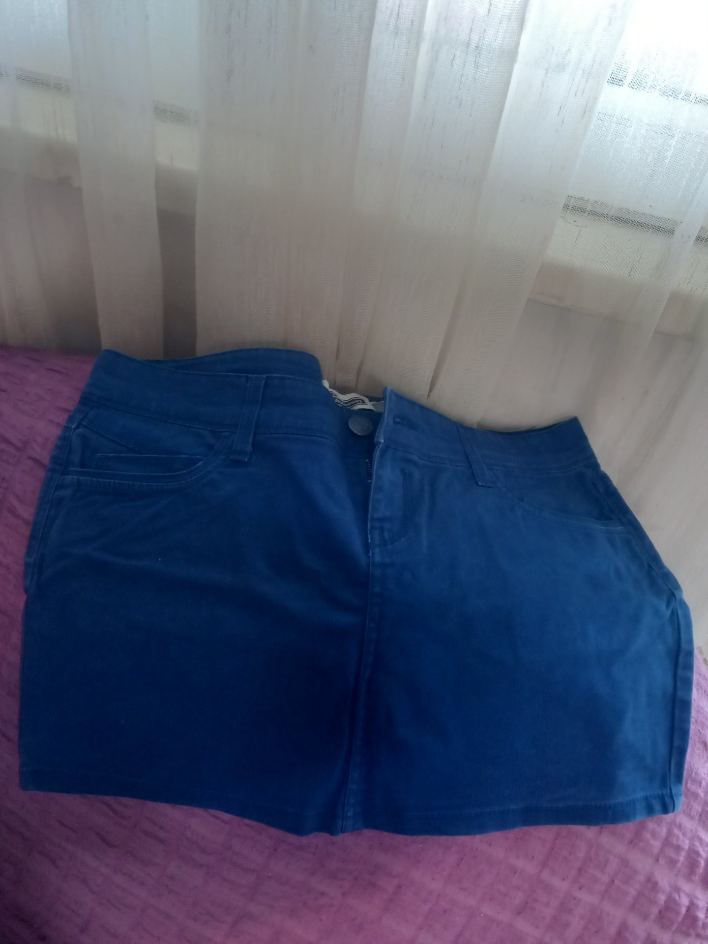 Bershka plava suknja