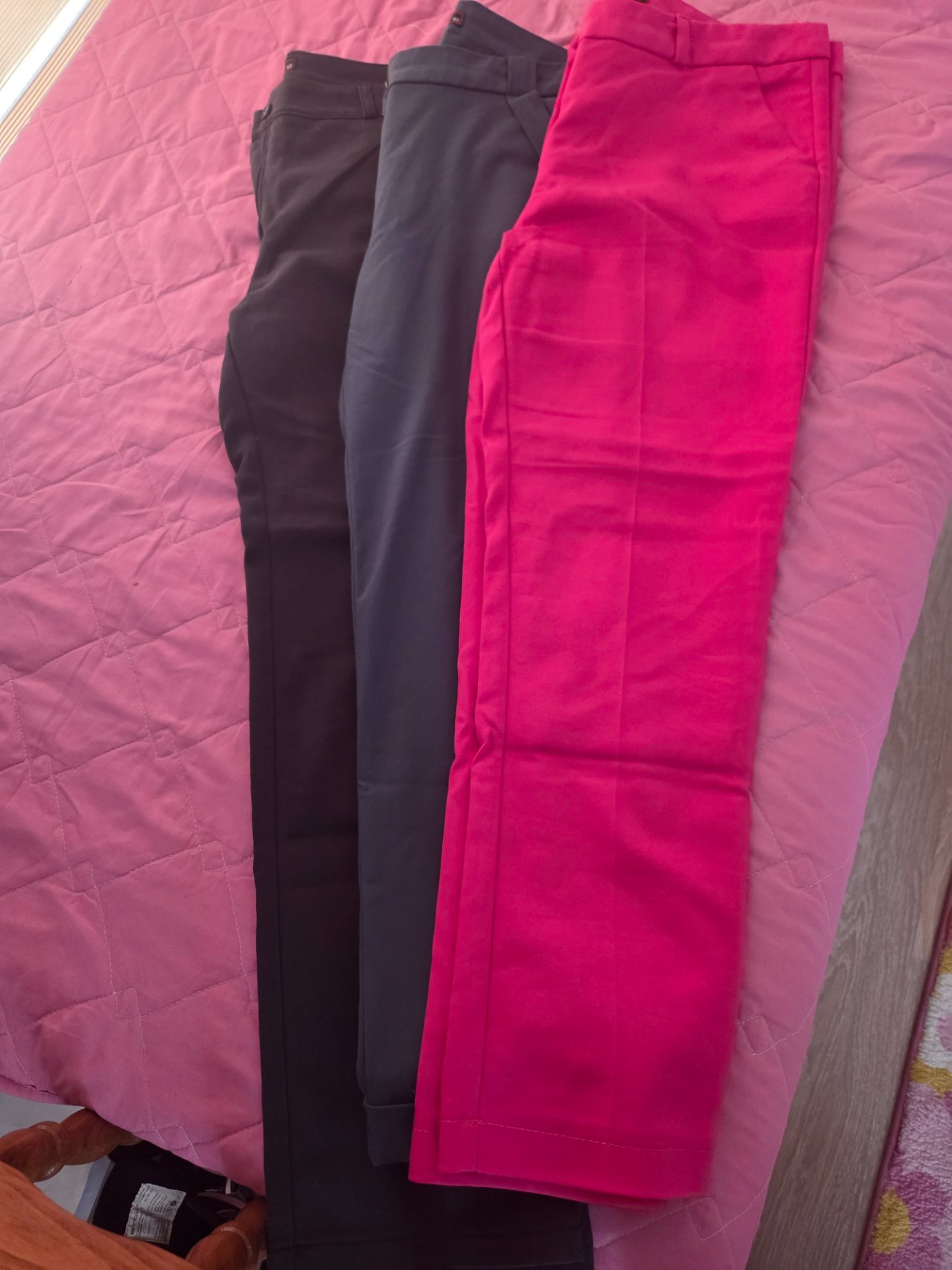 Розеви летни панталони