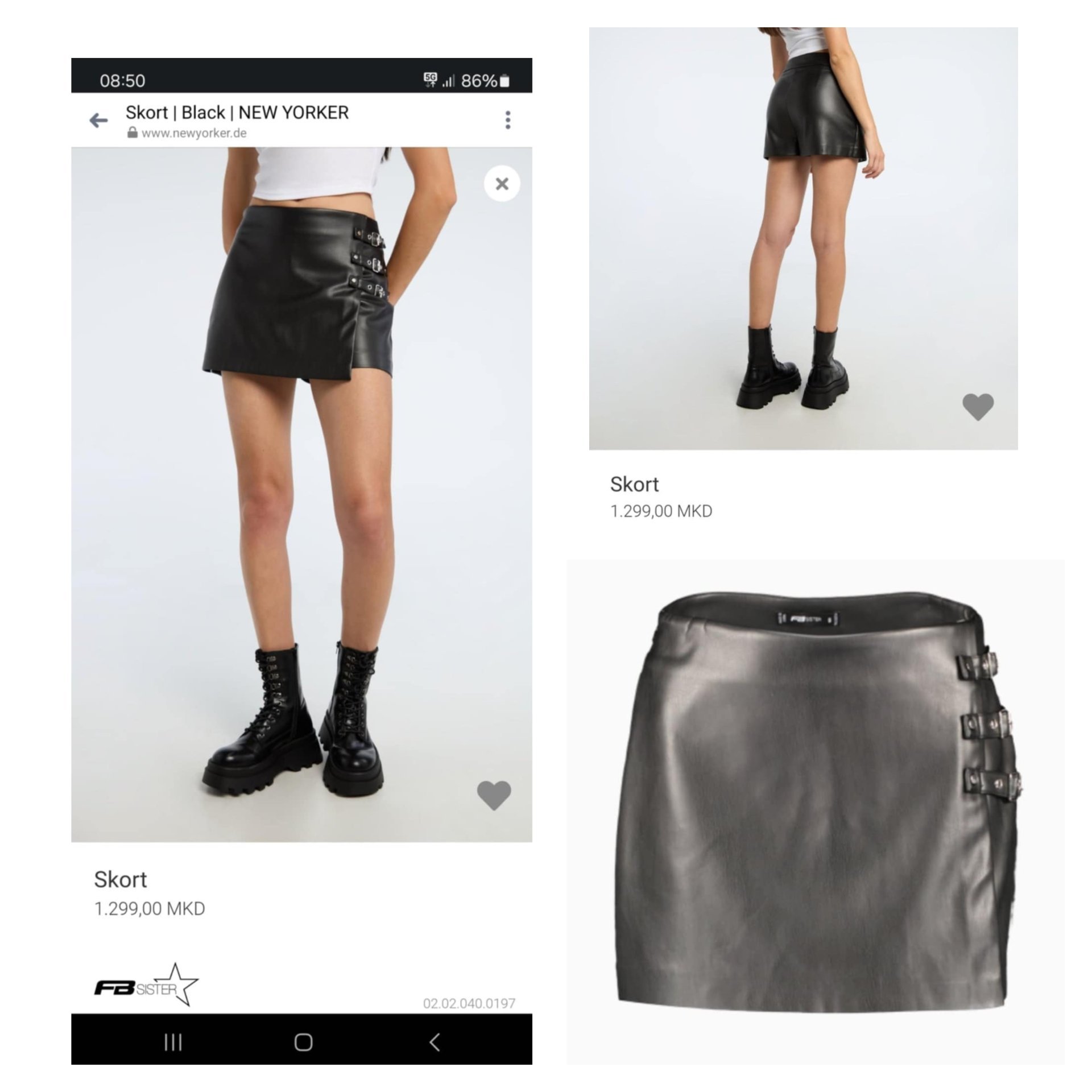 FB Sister(NewYorker) skort i DeFacto sailor kapa-komplet. - 4