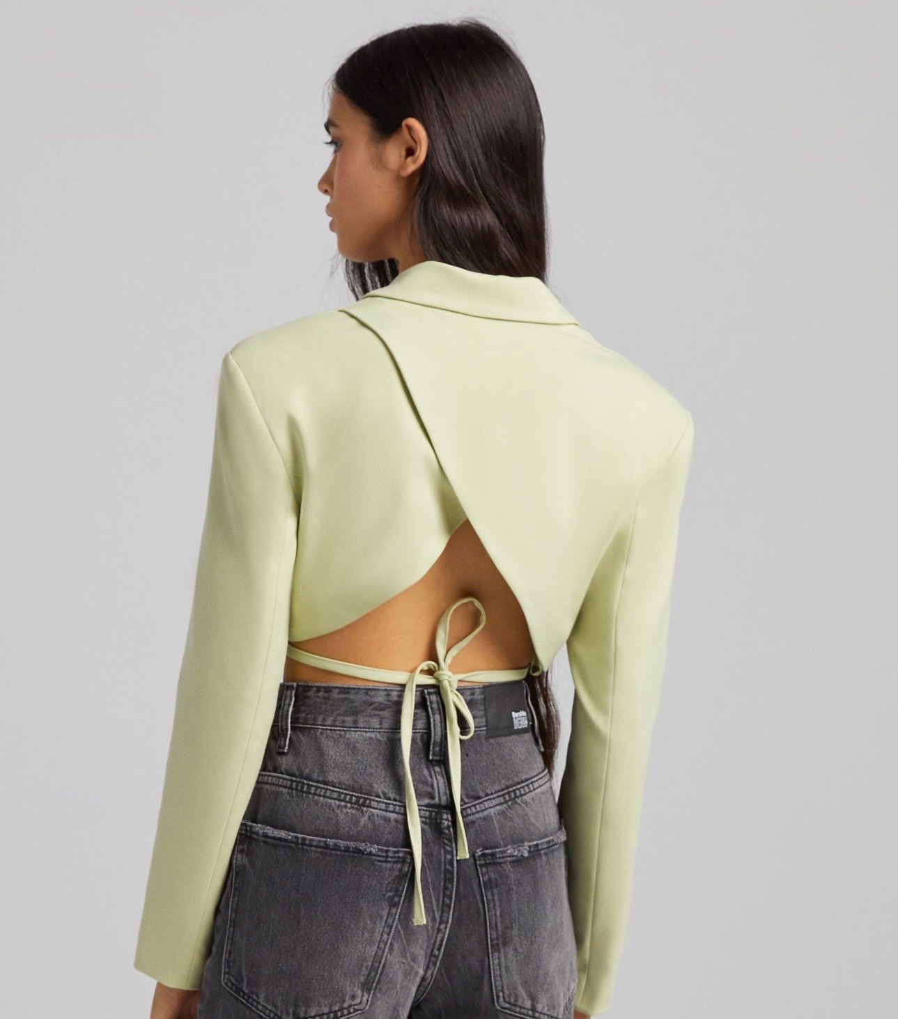 BERSHKA cropped blazer - 2