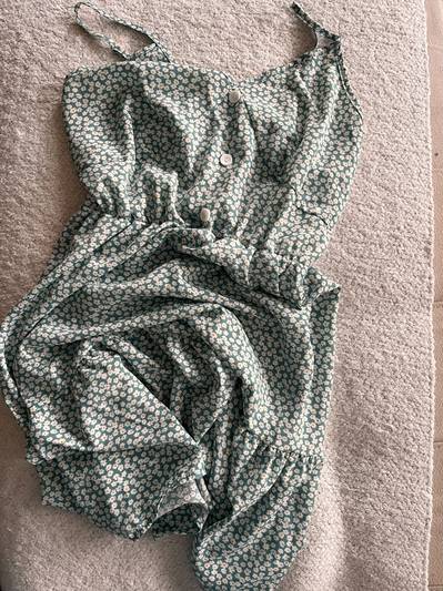 Летно фустанче , цветен дезен