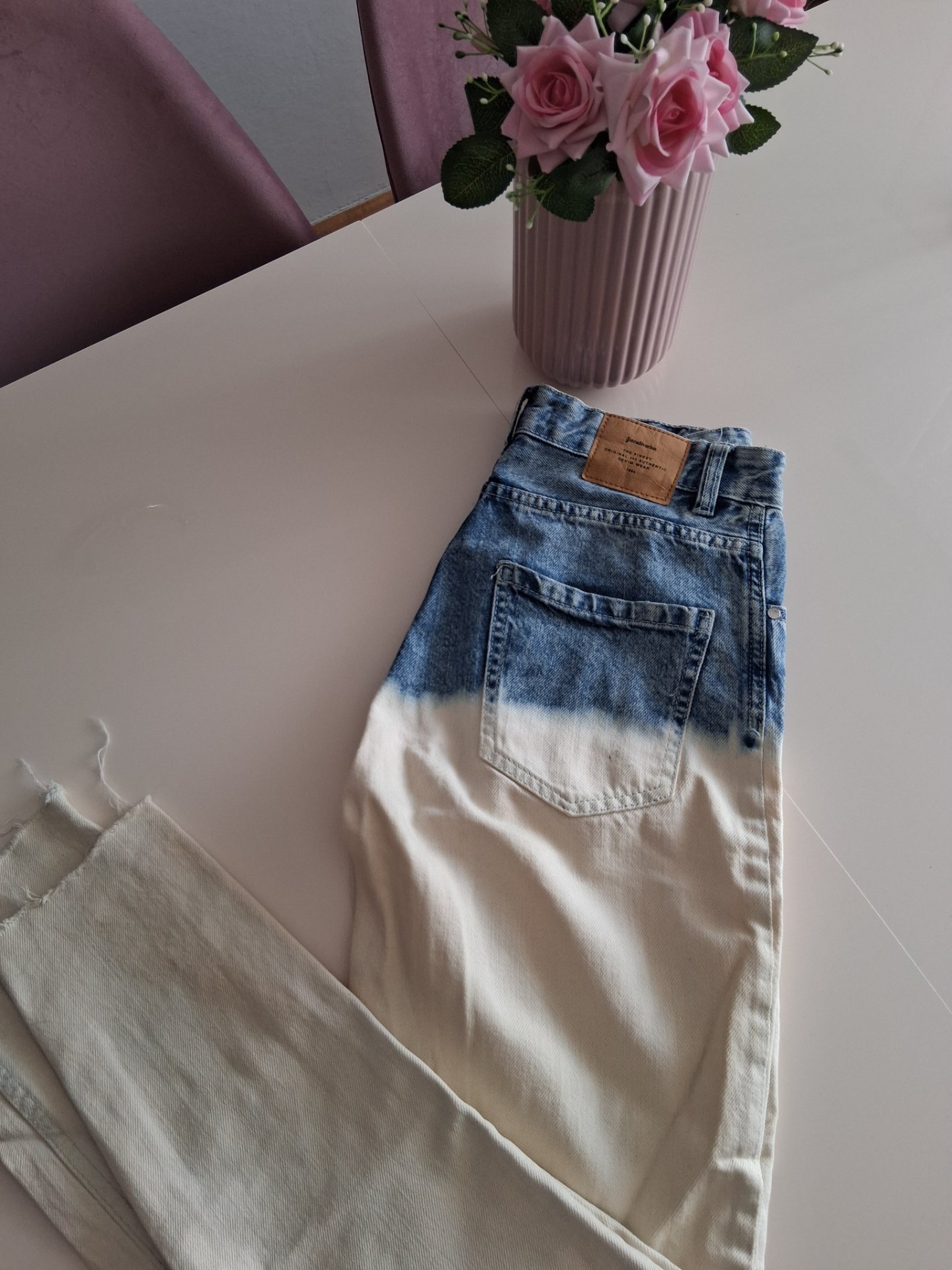 Stradivarius уникатни фармерки бр 36 - 3