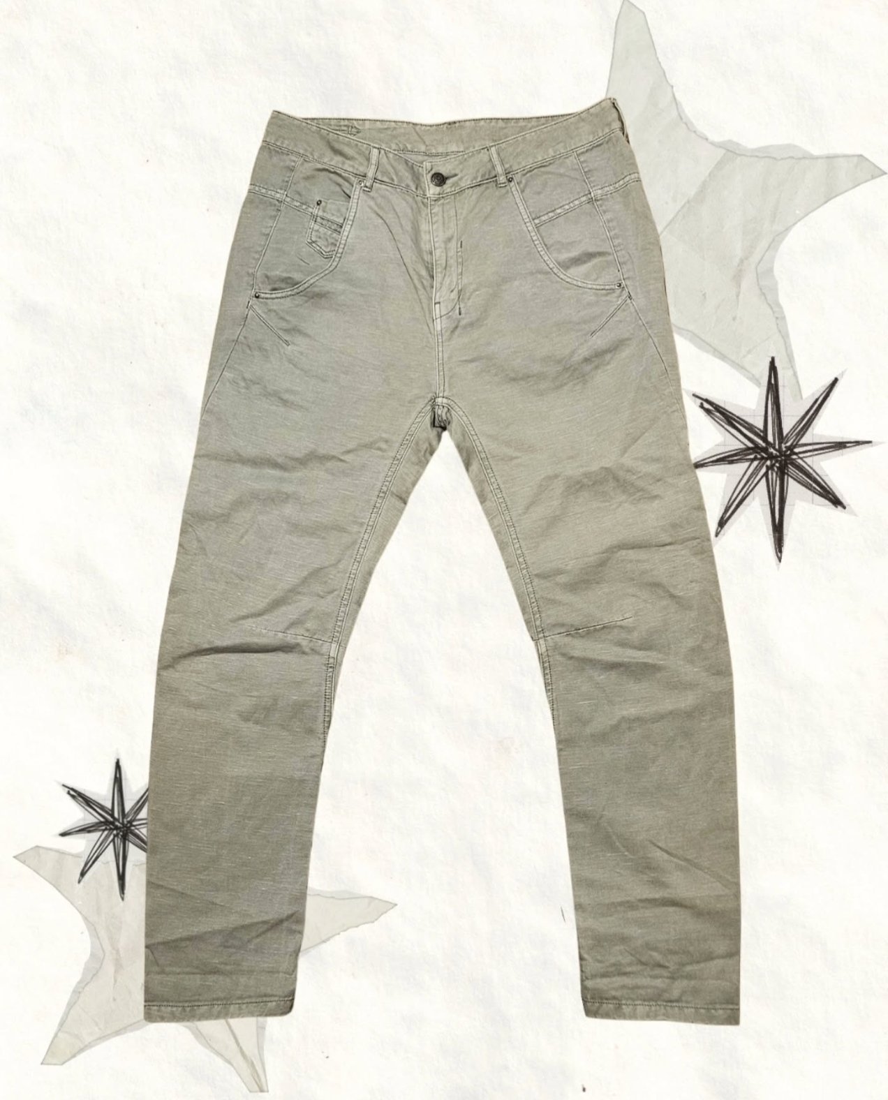 Diesel Women's Fayza 00s "the boyfriend jeans"
