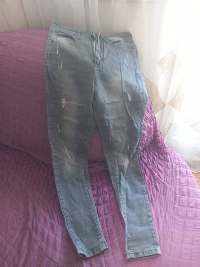 Ambar sivi skinati farmerki