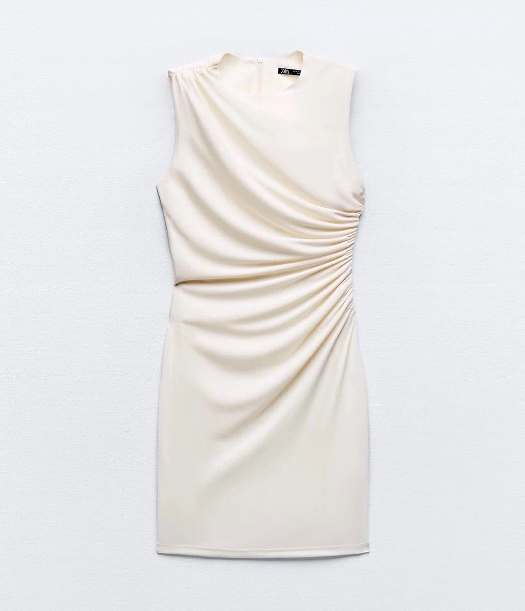Zara krem fustan