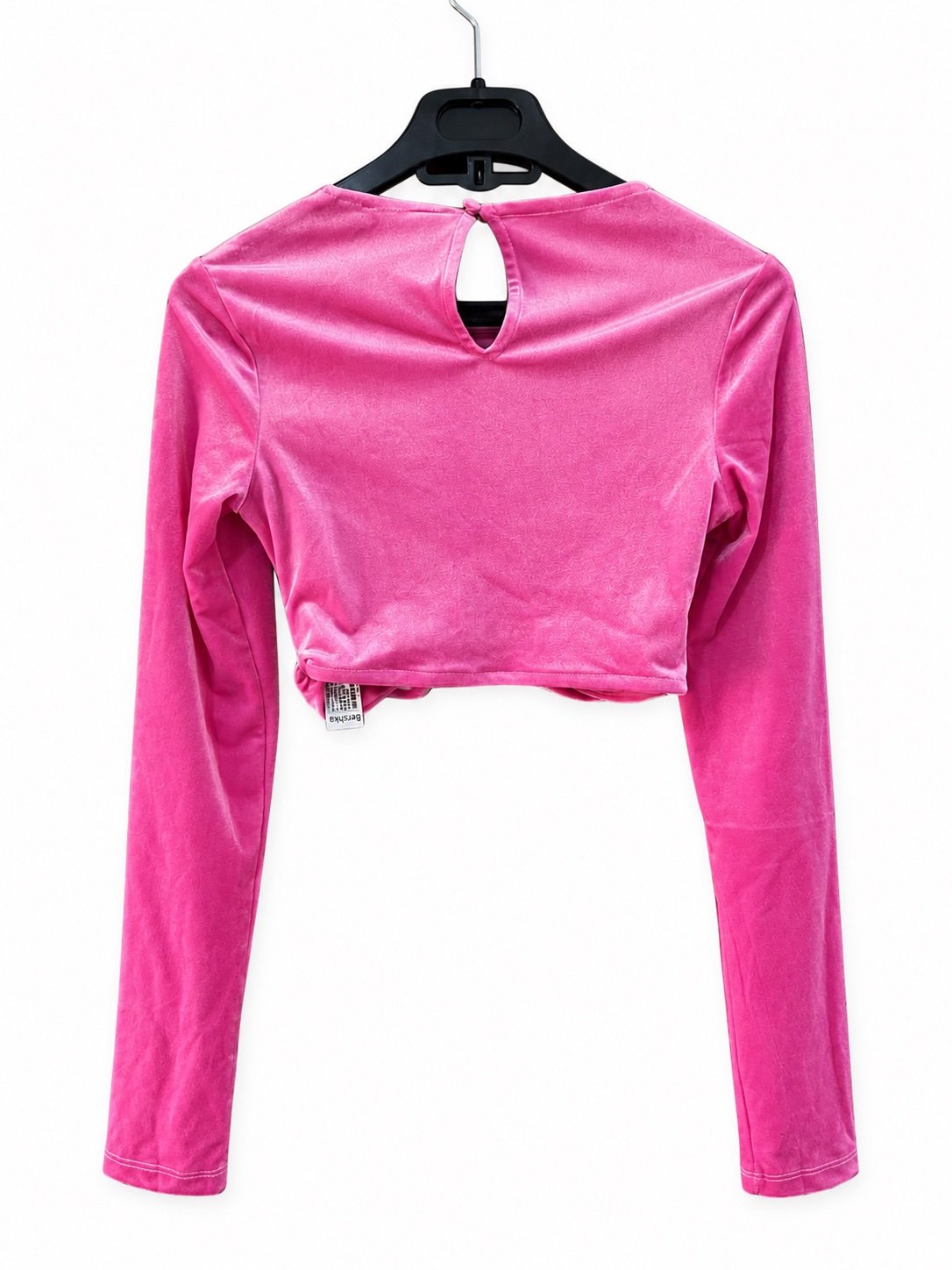 Bershka Velvet Cut-Out Top - 2