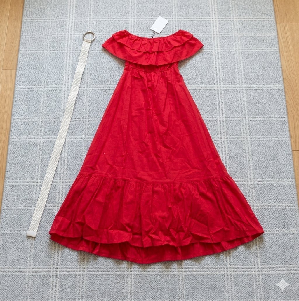 Летен фустан со каиш - 2