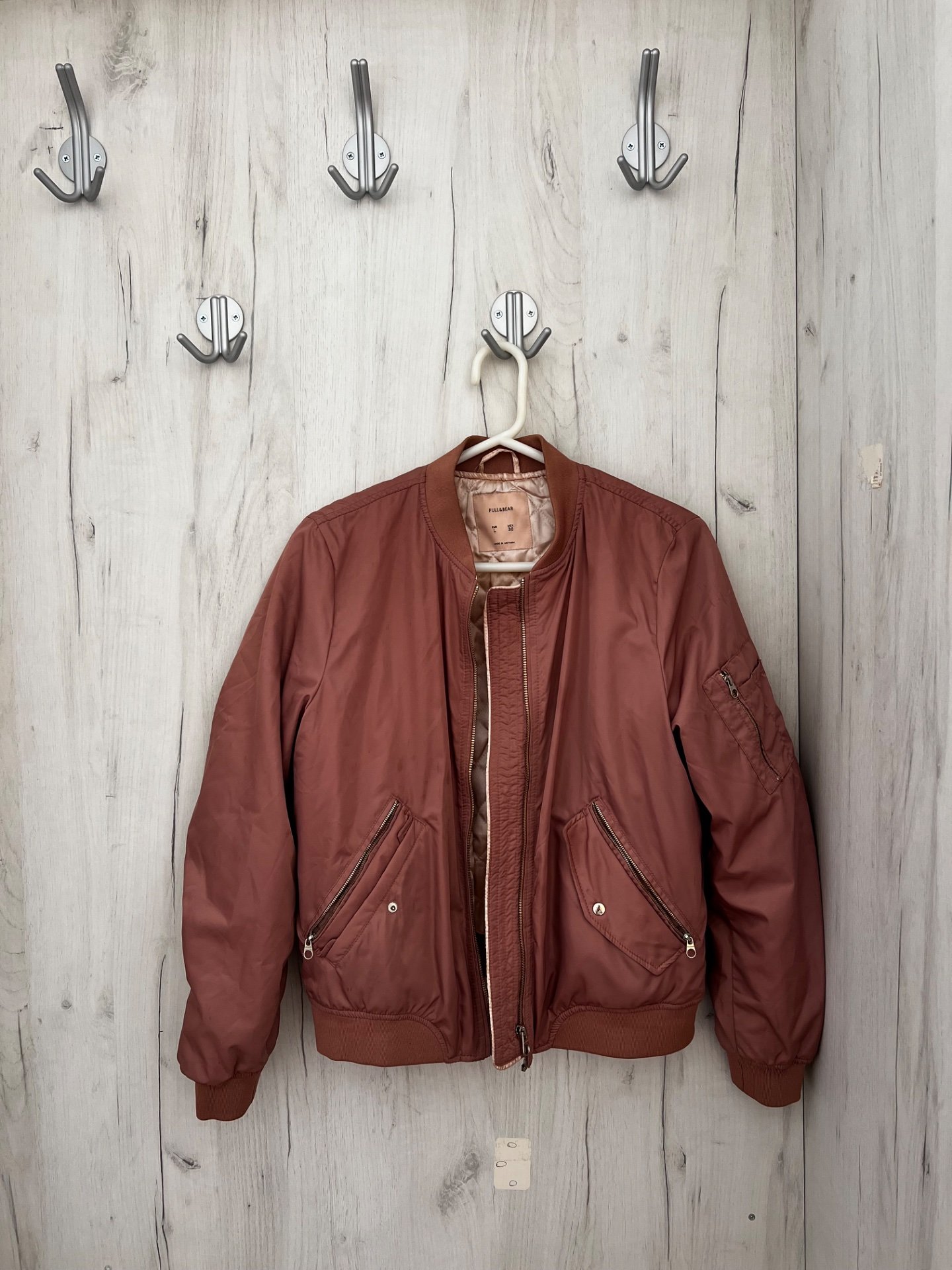 Pull&Bear розев bomber L