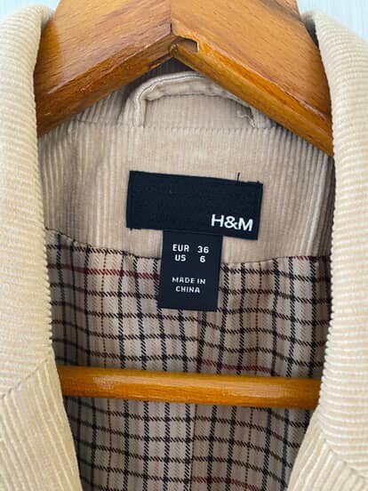 H&M kadifeno krem sako - 2