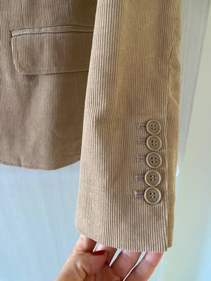 H&M kadifeno krem sako - 3