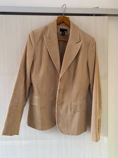 H&M kadifeno krem sako